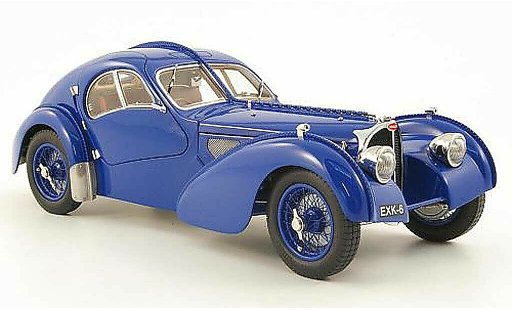 Bugatti 57 Atlantic 1/18 CMC SC coupe bleu 1938 miniature