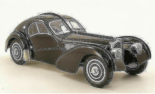 Bugatti 57 Atlantic 1/18 CMC SC coupe noire 1938 chassis-nr. .591 miniature