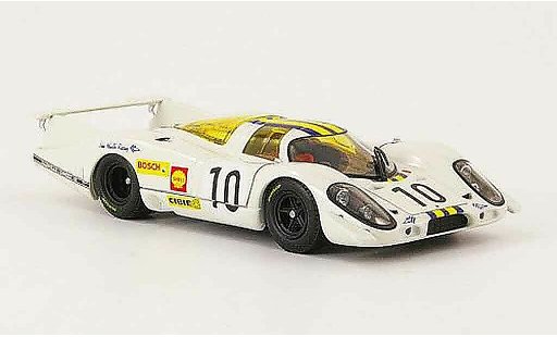 Porsche 917 1969 1/43 Ebbro No.10 blanche bleu jaune 24h Le Mans miniature