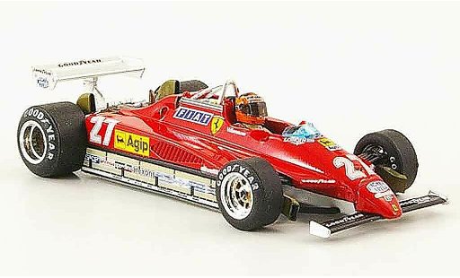 Ferrari 126 C2 1/43 Brumm turbo no.27 g.villeneuve gp belgien miniature