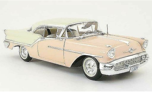 Oldsmobile Super 88 Base 1/18 Highway 61 rose/beige 1957 miniature