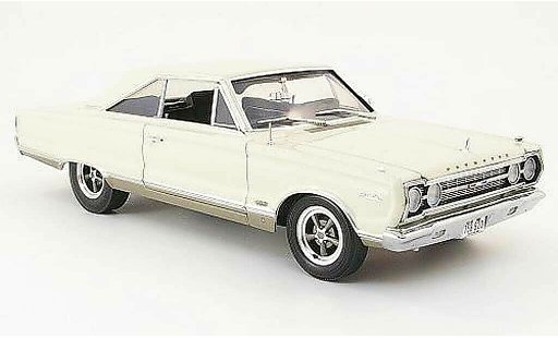 Plymouth Satellite 1967 1/18 Highway 61 beige miniature