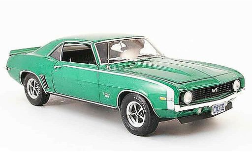 Chevrolet Camaro SS 1/18 Highway 61 396 verte 1969 miniature