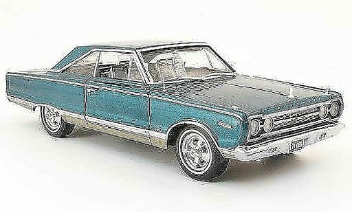 Plymouth Satellite 1967 1/18 Highway 61 petrol miniature