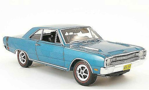 Dodge Dart 1968 1/18 Highway 61 gts bleu miniature