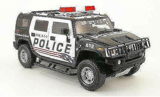 Hummer H2 Police 1/18 Highway 61 usa miniature