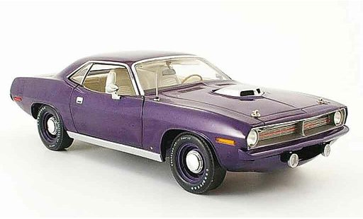 Plymouth Cuda 1970 1/18 Fairfield Mint hemi flieder miniature