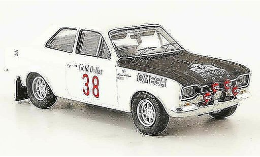 Ford Escort MK1 1/43 Trofeu No.38 vainqueur 1000 Lakes Rallye 1968 miniature