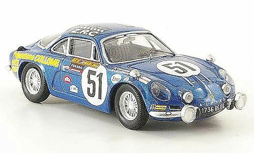Alpine A110 rallye 1/43 Trofeu No.51 24h Le Mans 1968 B.Collomb / F.Lacarreau miniature