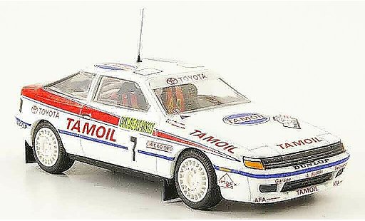 Toyota Celica GT4 1/43 Trofeu no.7 tamoil rallye alsace vosges miniature