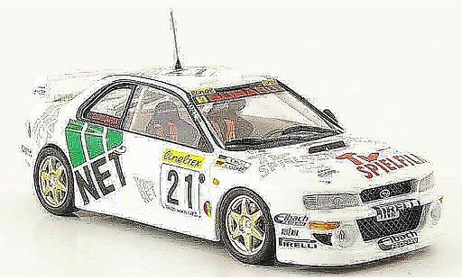 Subaru Impreza WRC 1/43 Trofeu no.21 deutscher champion 1998 miniature