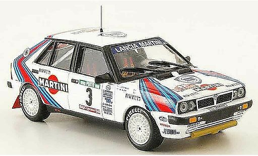 Lancia Delta HF Integrale 1/43 Mini Partes 8v no.3 vainqueur rallye portugal 1987 miniature