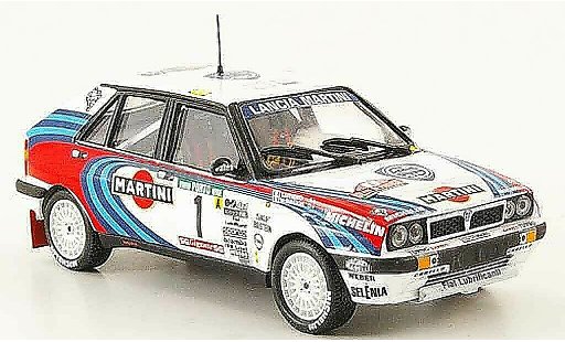 Lancia Delta HF Integrale 1/43 Mini Partes 16v no.1 vainqueur rallye portugal 1990 miniature