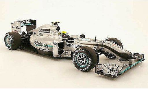 Mercedes F1 2010 1/18 Minichamps MGP W01 No4 Petronas N.Rosberg Saison miniature