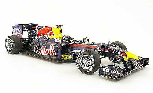 Renault F1 2010 1/18 Minichamps red bull racing rb6 no.5 red bull s.vettel f1 saison miniature