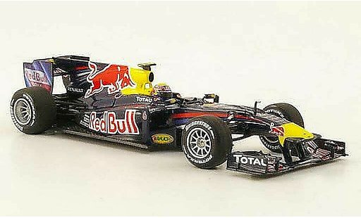 Renault F1 2010 1/43 Minichamps Red Bull RB6 No.6 M.Webber Saison miniature