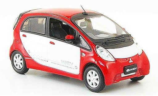 Mitsubishi iMiev Base 1/43 Vitesse rouge blanche miniature