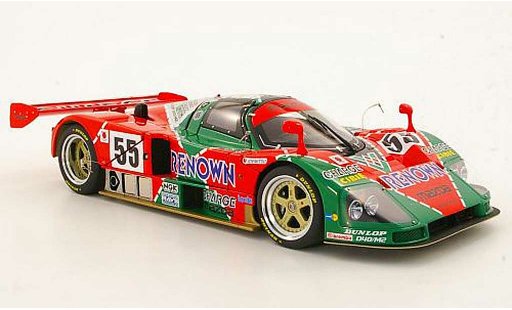 Mazda 787B Base 1/18 Autoart No.55 Renown Weidler / Herbert / Gachot 24h Le Mans 1991 20th anniversaire Edition miniature