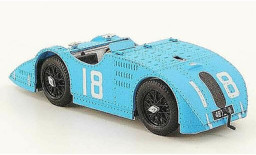Bugatti 32 grand prix 1/43 Brumm type tank no.18 b. de cystria gp frankreich 1923 miniature