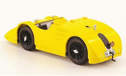 Bugatti 32 grand prix 1/43 Brumm tank jaune contessa elizabeth junek (cz) 1923 miniature