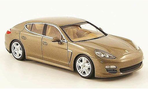 Porsche Panamera 4 1/43 Minichamps 4 beige 2010 miniature
