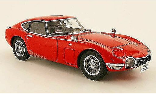 Toyota 2000 GT 1967 1/18 Autoart coupe rouge 1965 miniature