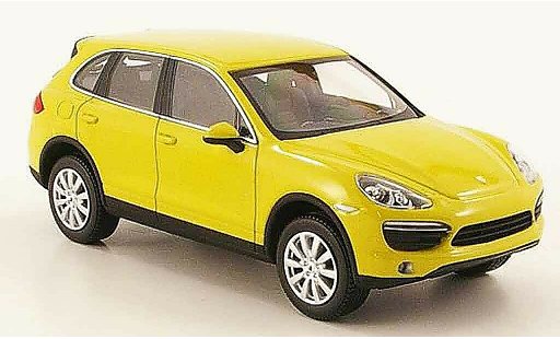 Porsche Cayenne S 1/43 Minichamps jaune 2010 miniature