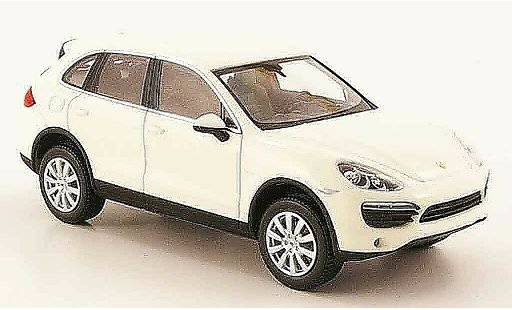 Porsche Cayenne S 1/43 Minichamps hybrid blanche 2010 miniature
