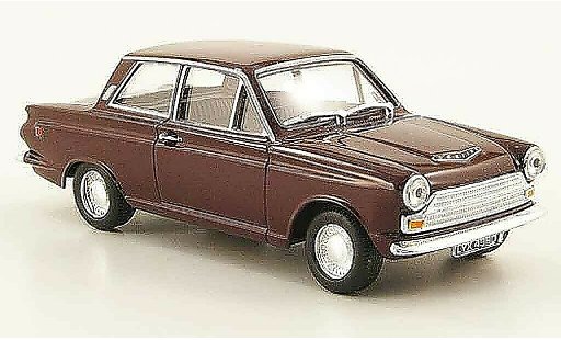 Ford Cortina GT 1/43 Cararama MkI rouge miniature