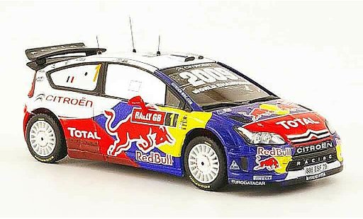 Citroen C4 WRC 2009 1/43 IXO no.1 total vainqueur wales gb rallye miniature