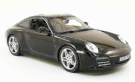 Porsche 911 Targa 1/18 Norev 4s noire 2009 miniature