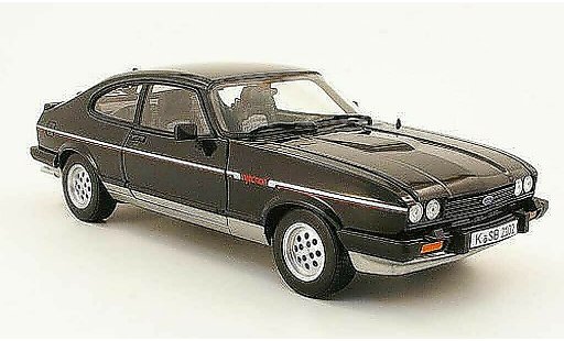 Ford Capri 2.8i 1/18 Norev mk3 noire/grise 1983 miniature