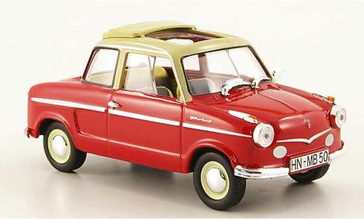 NSU Prinz Prinz I 1/43 Norev rouge beige avec geoffnetem toit pliant 1958 miniature