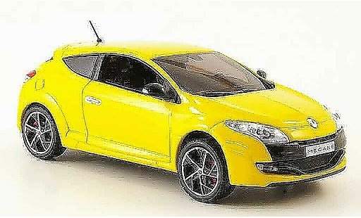 Renault Megane Sport 1/43 Norev jaune 2009 miniature