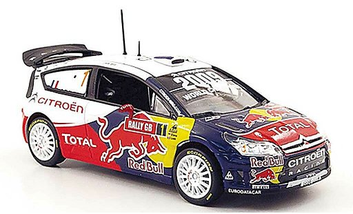 Citroen C4 WRC 2009 1/43 Norev No.1 Total Rally GB miniature