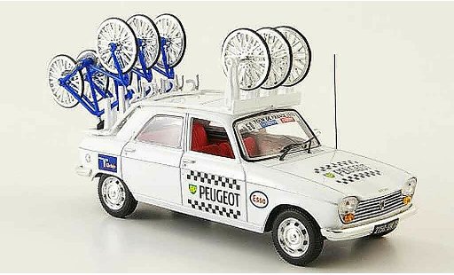 Peugeot 204 Berline 1/43 Norev bp michelin tour de france 1970 miniature