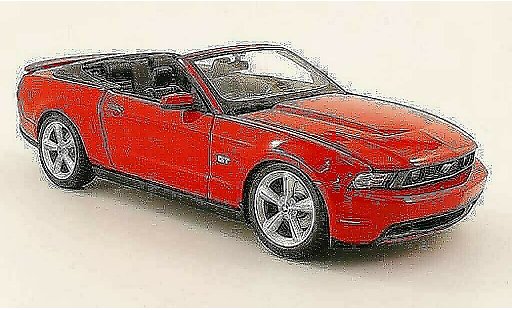 Ford Mustang Convertible 1/18 Maisto gt cabriolet rouge miniature