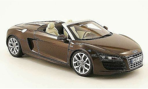 Audi R8 spyder 1/18 Kyosho marron miniature
