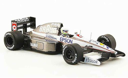 Tyrrell 020 Base 1/43 Spark No.4 marron S.Modena GP Monaco 1991 miniature