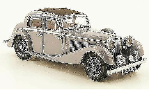 Jaguar SS Base 1/43 Oxford 2.5 saloon grise miniature