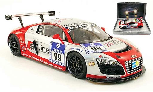 Audi R8 s tronic 1/18 Spark LMS no.99 line 24h adac nurburgring 2009 miniature