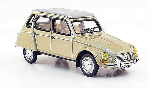 Citroen Dyane Berline 1/43 Nostalgie 6 beige 1976 miniature