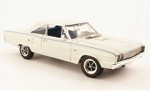 Dodge Coronet 1967 1/18 Highway 61 r/t 426 creme blanche miniature