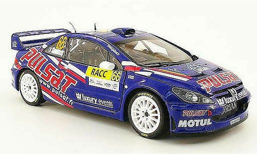 Peugeot 307 WRC 1/18 Sun Star no.66 pulsat racc rallye catalunya 2009 miniature