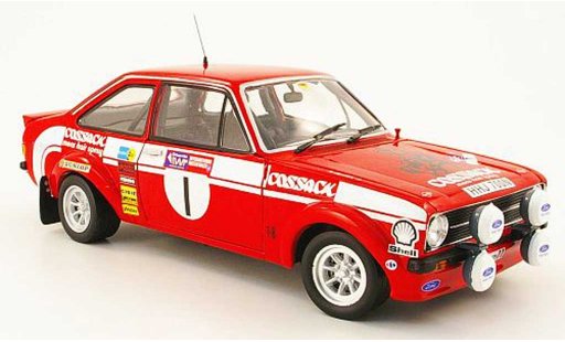 Ford Escort Rally 1/18 Sun Star no.1 cossack vainqueur rallye pays de galles 1975 miniature
