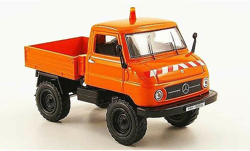 Mercedes Unimog 406-425 1/43 Norev U411 plateau Kommunal miniature