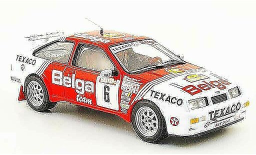Ford Sierra Cosworth RS 1/43 IXO No.6 Belga vainqueur Rally Ypres 1988 miniature