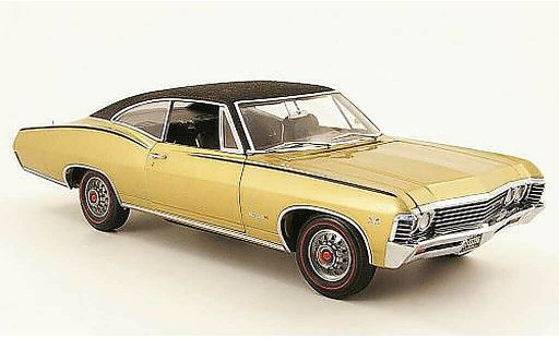 Chevrolet Impala SS 1/18 Ertl 1967 or/noir miniature