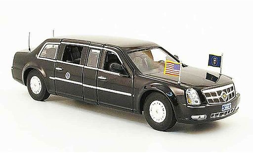 Cadillac DTS Limousine 1/43 Luxury Die Cast Presidential Berline noire 2009 miniature