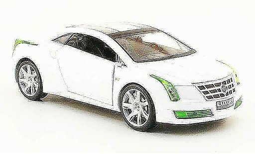 Cadillac Converj special edition 1/43 Luxury Die Cast Concept blanche Green 2009 miniature
